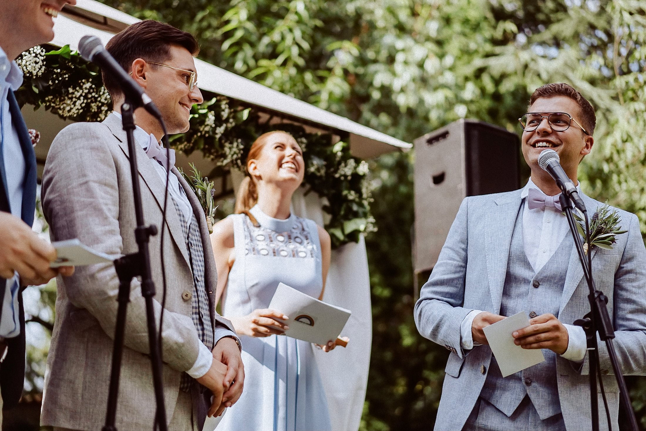 Freie Trauung bei einer gleichgeschlechtlichen Hochzeit in der Pfalz