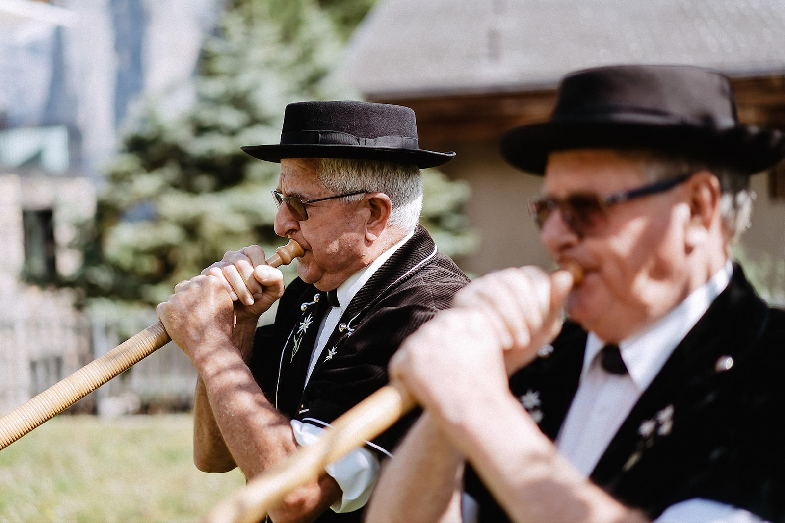 hochzeitsfotograf schweiz hornbläser