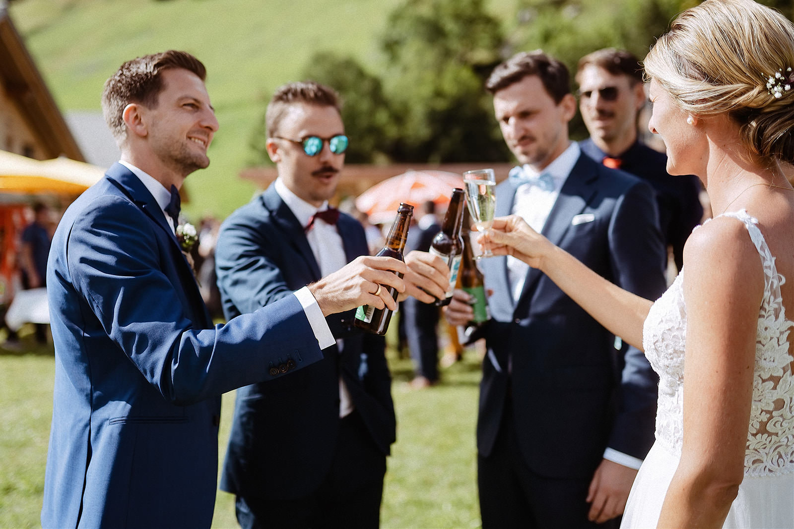 hochzeitsreportage schweiz bier