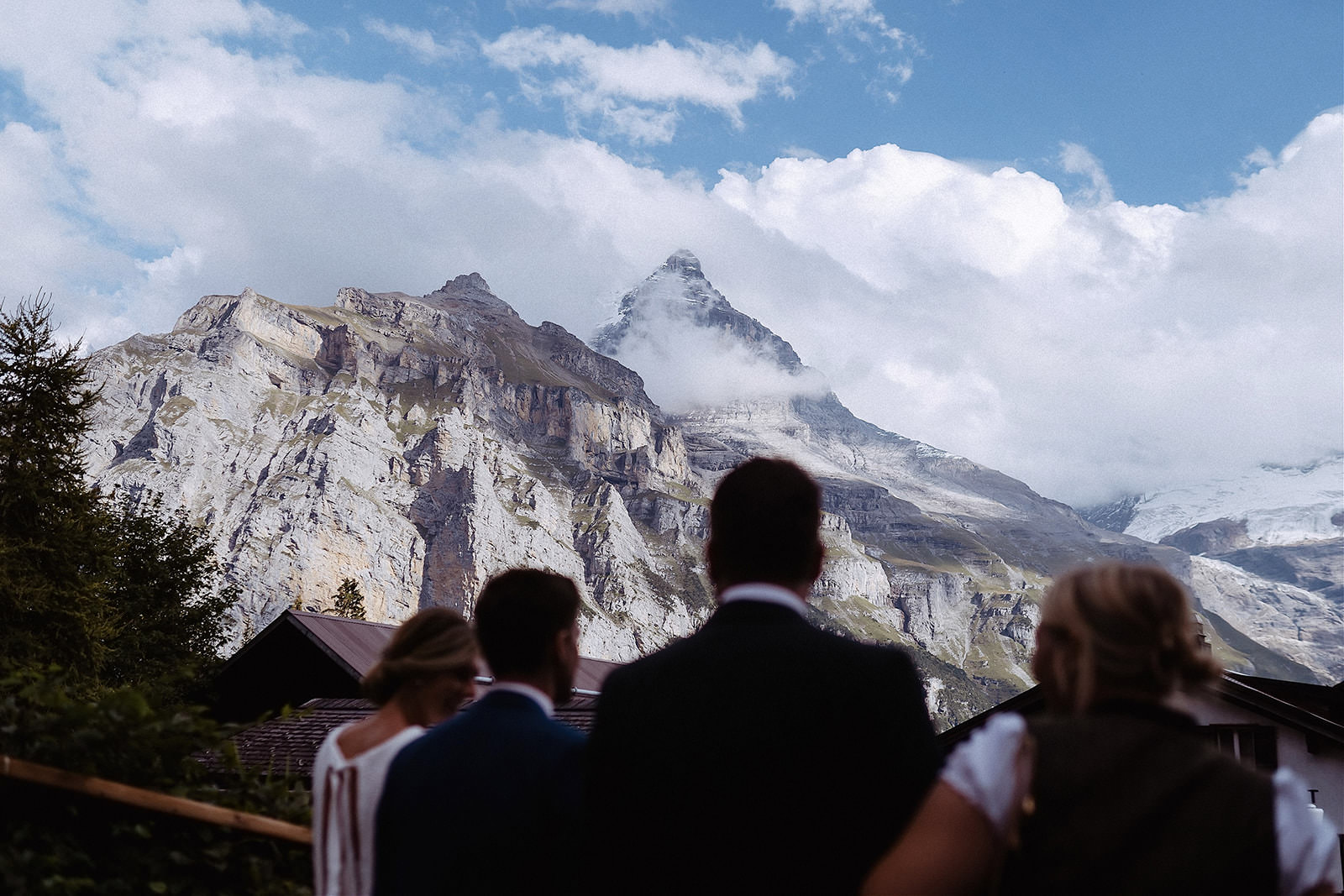 hochzeitsfotos mürren schweiz berge