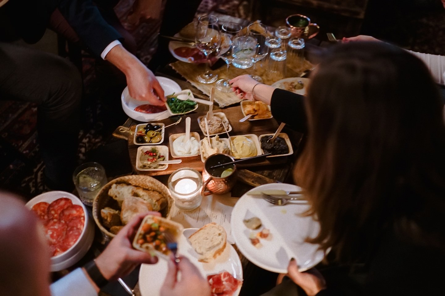 Weitere Fingerfood-Häppchen beim Empfang